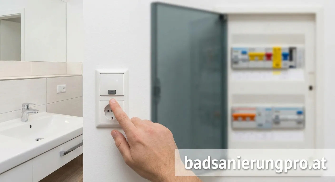 FI-Schutzschalter Installation im Sicherungskasten für Badezimmer nach VDE-Norm