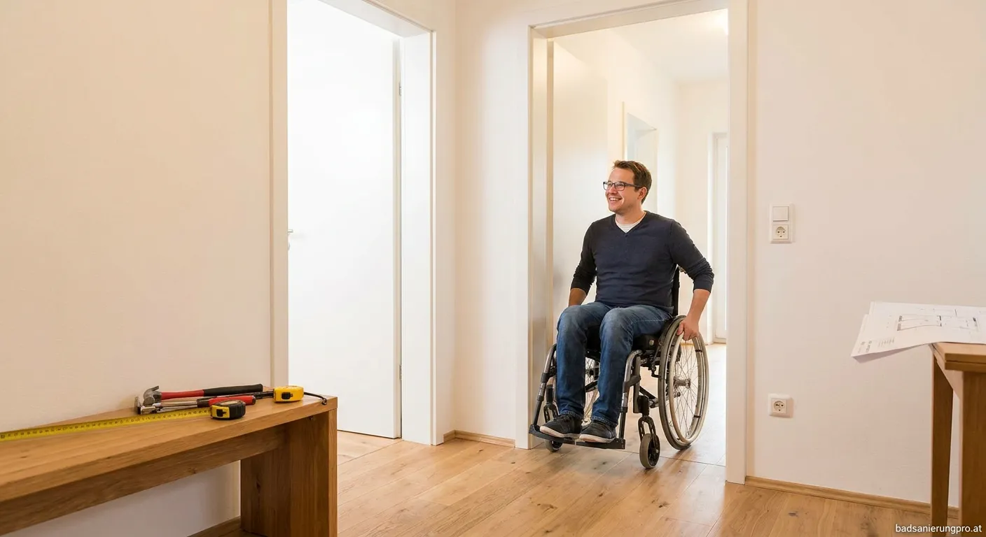 Türverbreiterung Rollstuhl - barrierefreier Türdurchgang